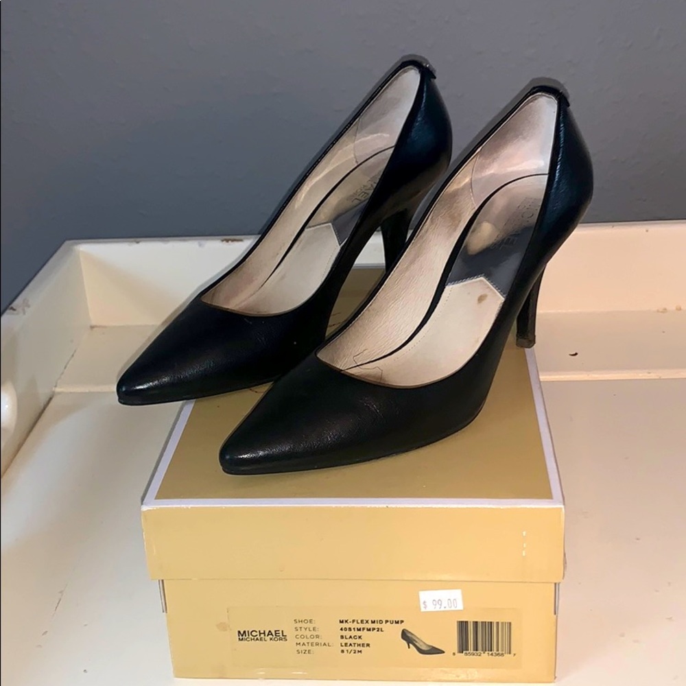 Michael Kors Pumps - Gently Used. Black Leather.